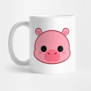 Cute Pink Hippo Mug